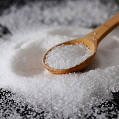 Bulk salt with spoon